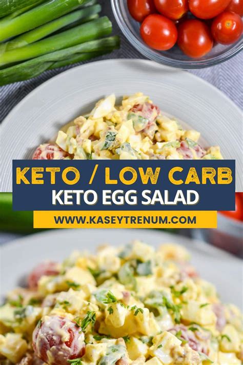 Easy Keto Egg Salad With Bacon Recipe Kasey Trenum