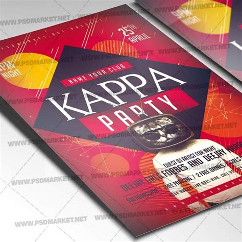 Download Kappa Party Flyer Psd Template Psdmarketafrican Flyer