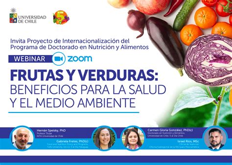 Webinar Frutas Y Verduras Sus Beneficios Para La Salud Y El Medio