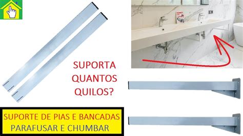 Suporte Para Pias E Bancadas De Chumbar E Parafusar Qual Comprar