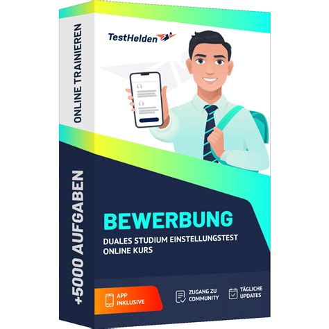 Bewerbung Duales Studium Einstellungstest Ben Online Kurs