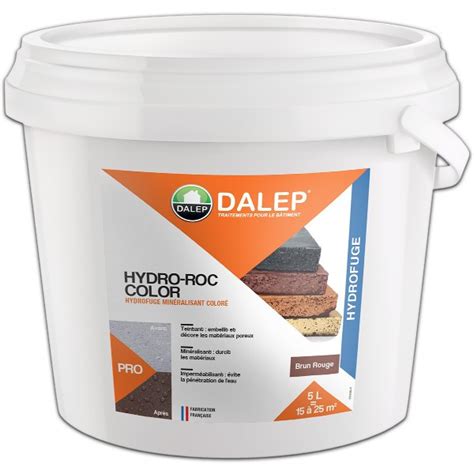 Hydrofuge Dalep Hydro Roc Coloré Rouge Sable 5L toiture online