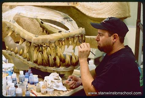 Tgoreart Paints The Male T Rex Teeth For Steven Spielbergs The Lost