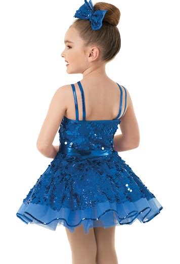 XSC Preloved Solo Weissman Royal Blue Sequin Costume No Hair Accessory