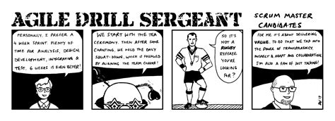 Scrum Master Candidates Agile Drill Sergeant