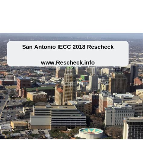 San Antonio Iecc Rescheck Rescheck Manual J Manual S