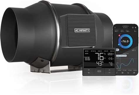 AC Infinity CLOUDLINE PRO T6 Ventilador Silencioso De Conducto En