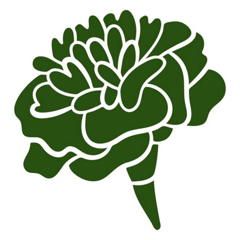 Diseño Png Y Svg De Recorte De Pétalos De Flores Verdes Para Camisetas