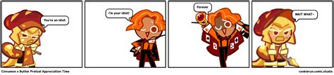 Cinnamon X Butter Pretzel Appreciation Time Comic Studio