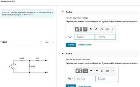 Solved Problem 4 64 Part A Find the Thévenin equivalent with Chegg