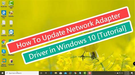 Cómo actualizar el controlador del adaptador de red en Windows 10