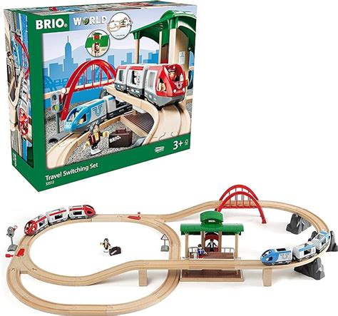 Brio World Gro Es Brio Bahn Reisezug Set Eisenbahn Mit Bahnhof