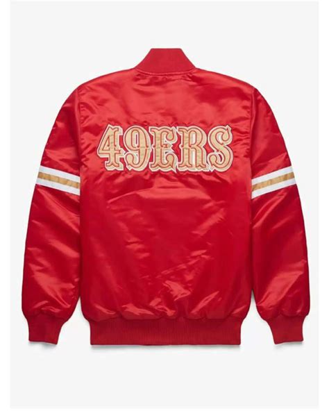 NFL San Francisco 49ers Red Satin Jacket | LA Jacket