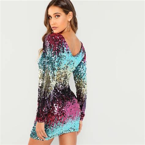 Multicolor Sequin Dress Fashion Of Philly Dresses Sequin Mini