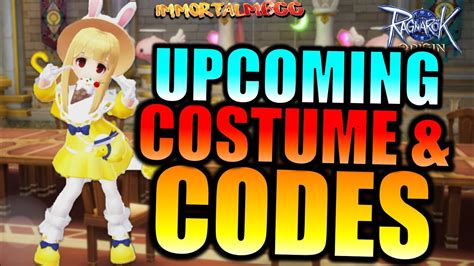 REDEEM CODES AND NEW COSTUME WISHING GACHA IS COMING RAGNAROK ORIGIN