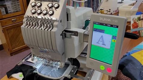 Jukitajima Sai 8 Needle Embroidery Machine Fabrichut Youtube