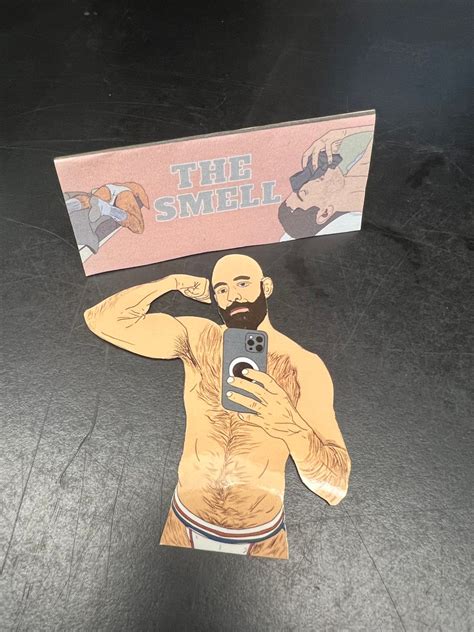 The Smell Selfie Jock Gay Art Vinyl Sticker Etsy