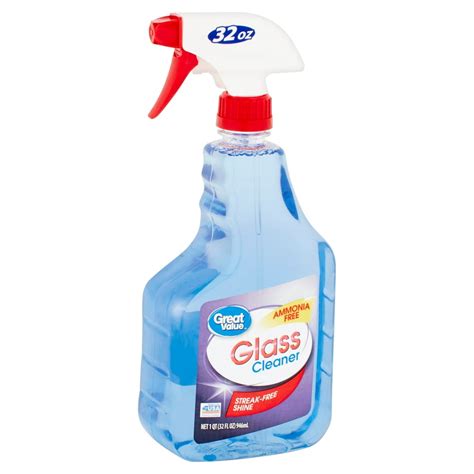 Great Value Ammonia Free Glass Cleaner 32 Fl Oz