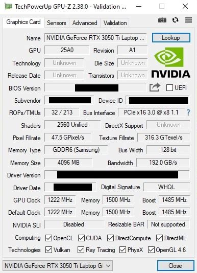 Performance Review: Nvidia GeForce RTX 3050 Ti Laptop GPU ...