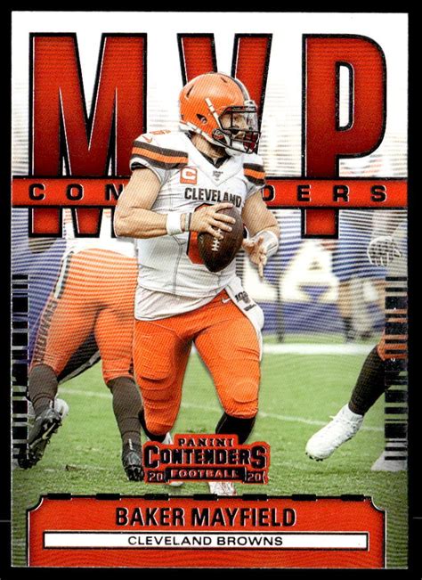 2020 Panini Contenders MC BMA Baker Mayfield MVP Contenders Cleveland