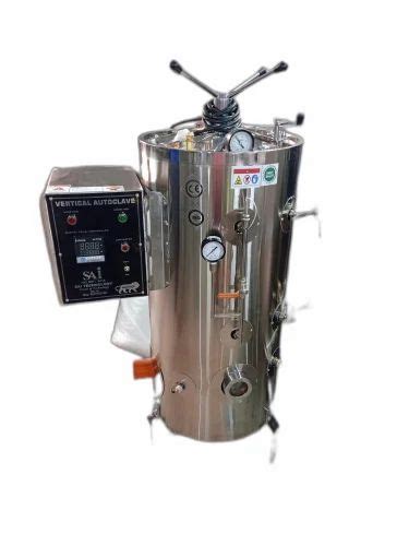 Vertical Triple Walled Autoclave Sai 201 At Rs 110000 High Pressure