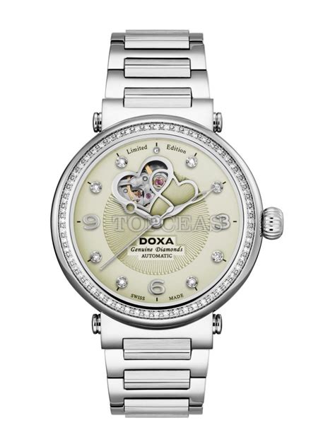 Ceas Doxa Calex Lady Diamond Steel 2 Ceas De Dama