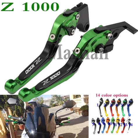 Laser Logo Z Cnc Motorcycle Brake Clutch Levers For Kawasaki Z