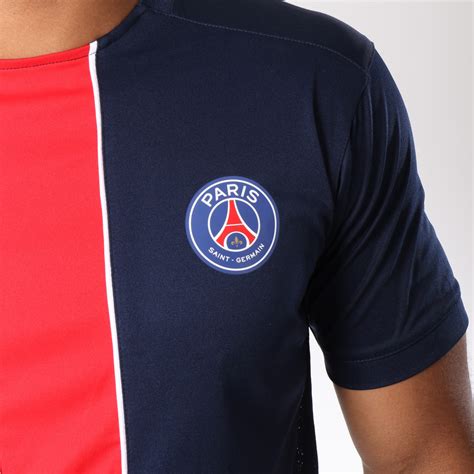 PSG Tee Shirt De Sport Paris Saint Germain Bleu Marine