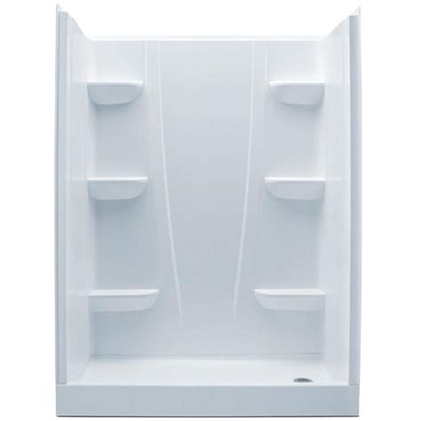 Aquatic Everyday 60 In X 36 In X 79 In 1 Piece Shower Stall With Left