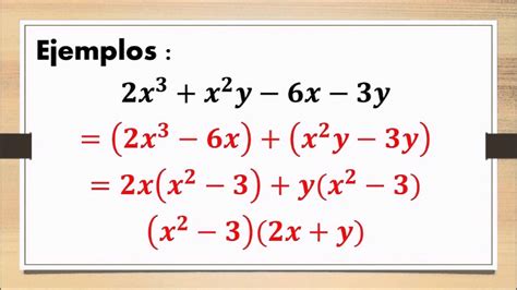 FACTORIZACION DE POLINOMIOS YouTube