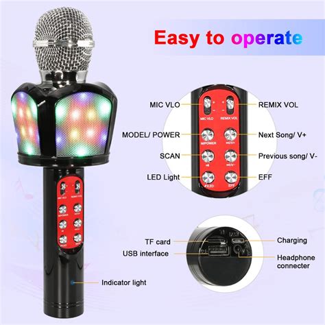 Draadloze Handheld Microfoon Te Gebruiken Karaoke Grandado