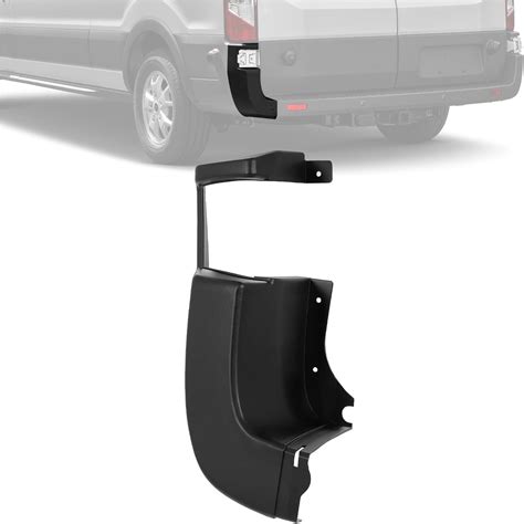 Hecasa Rear Bumper Side End Cap Cover Compatible With 2015 2019 Ford Transit 150 250