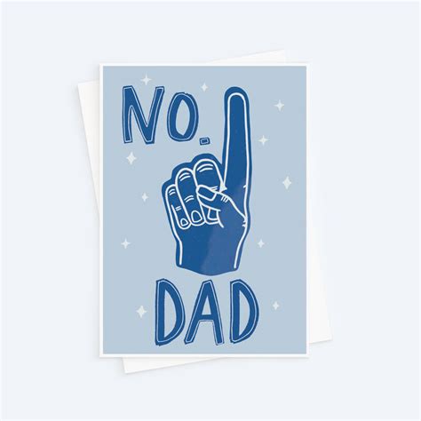 No 1 Dad Father S Day Card Sweetlove Press Personalised Prints