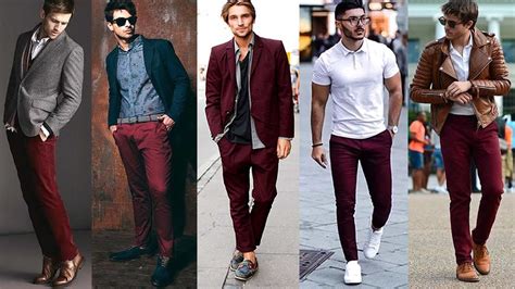 Como Combinar Pantalon Vino Tinto C Mo Combinar