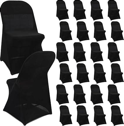 Amazon Newwiee 25 Pcs Spandex Stretch Folding Chair Covers Fitted