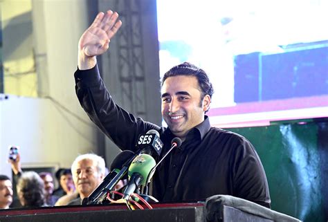 Ppp Chairman Bilawal Bhutto Zardari Responding To The Workers Before