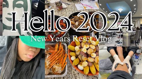 Hello 2024 New Years Reset Vlog Deep Cleaning Seafood Boil