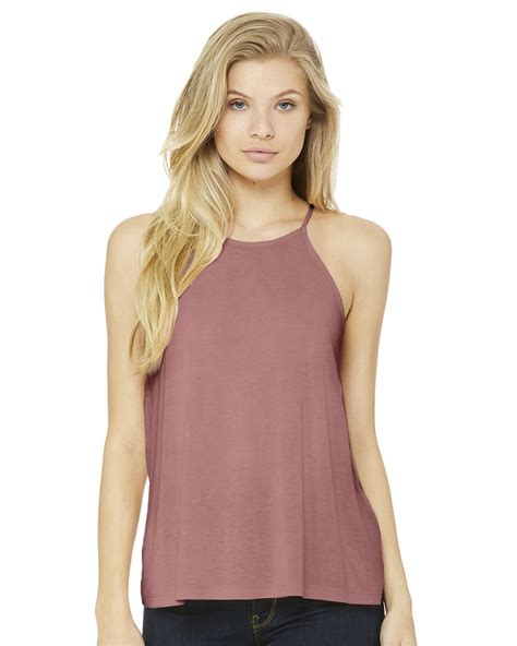 Bella Canvas 8809 Womens Flowy High Neck Tank