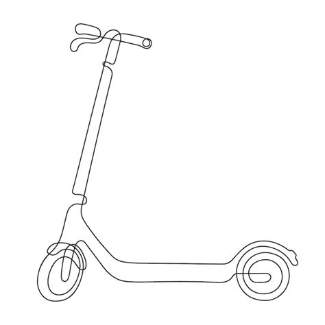 Scooter Drawing Vectors And Illustrations For Free Download Freepik