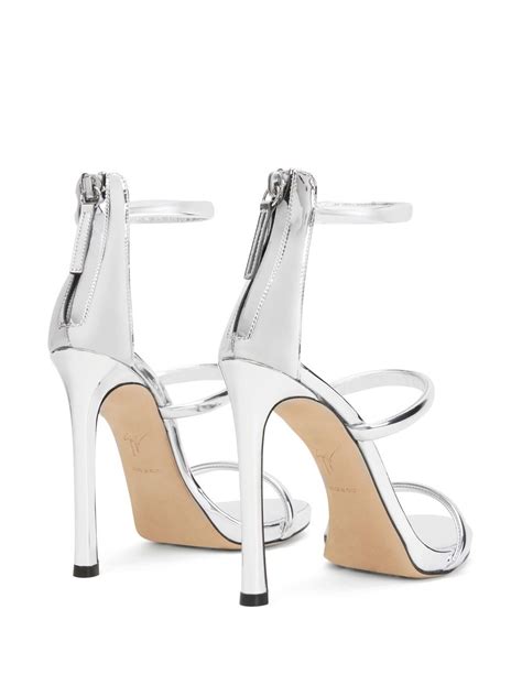 Giuseppe Zanotti Harmony Metallic Strappy Sandals Farfetch