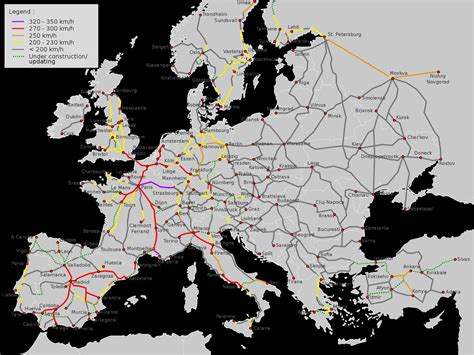 Europe Motorway Map | secretmuseum