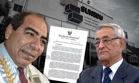 El Final De Oswaldo Zegarra En La Sunedu Y El Nombramiento De Un Nuevo