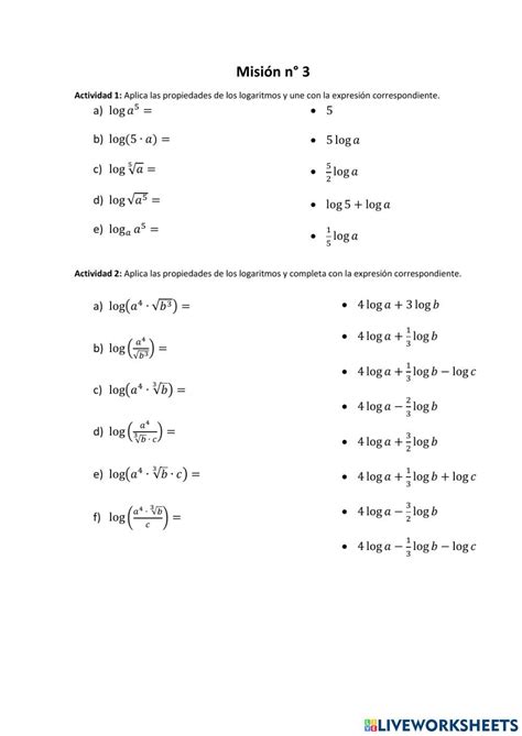 Ejercicio De Propiedades Logaritmos Hot Sex Picture