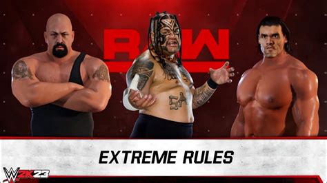 Full Match Umaga Vs Big Show Vs Great Khali Extreme Rules Match