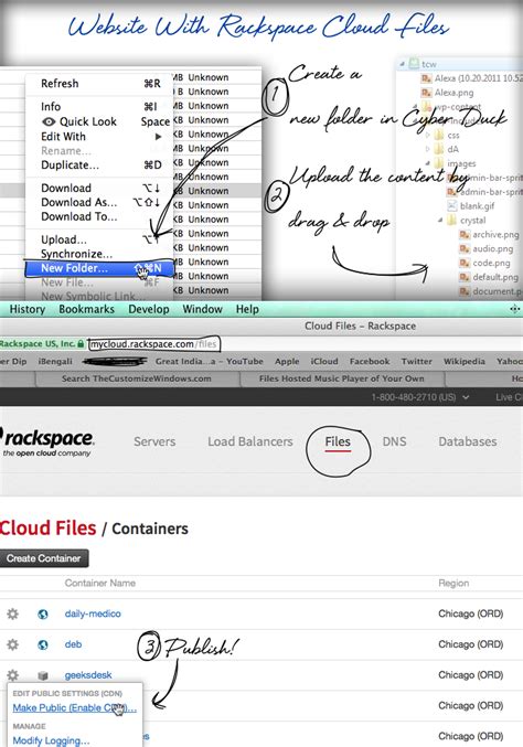 How To Use Rackspace Cloud Files To Serve Wordpress Webpages