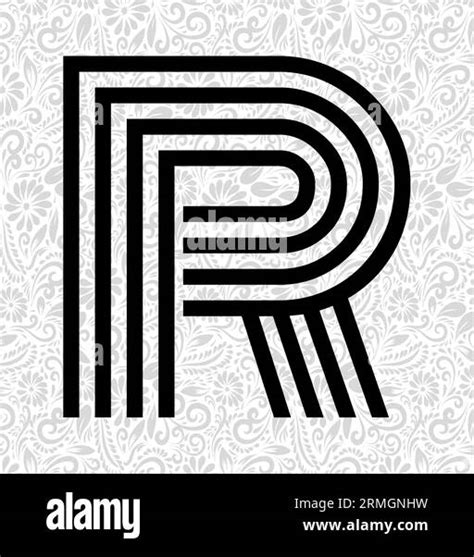 Alphabet Letter R Alphabet Letter Design Alphabet Letter Illustration