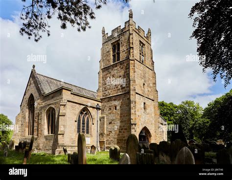 All Saints Church, Hutton Rudby, North Yorkshire Stock Photo - Alamy