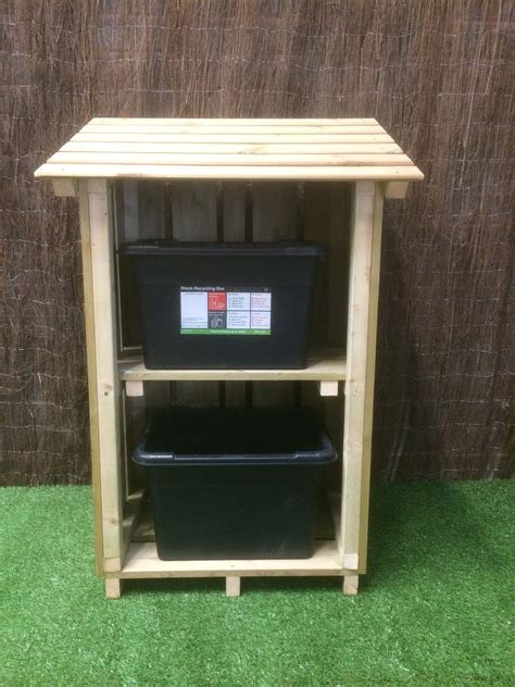 Cadworthy Recycling Box Store Outdoor Wooden Garden Furniture