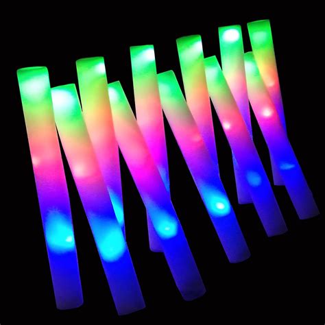 Amazon Bylaotrs Foam Glow Sticks Bulk 160 PCS 3 Modes Flashing LED