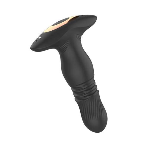 Plug Anal Vibrador Sobe e Desce Recarregável Controle